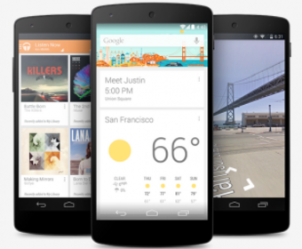 Google официально представили смартфон Nexus 5