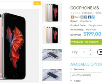 GooPhone i6S – 100% идентичная копия iPhone 6S