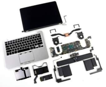 Как выглядит изнутри 13,3-дюймовый MacBook Pro?