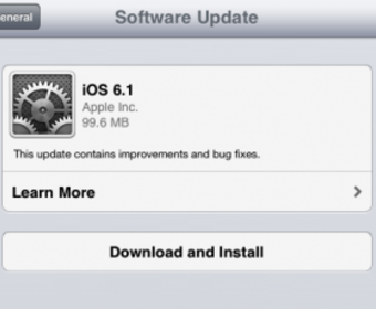 Платформа iOS 6.1 теперь доступна для скачивания