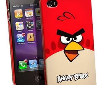 Angry Birds и чехол для iPhone 4