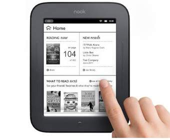 Обзор электронной книжки Barnes & Noble Nook The Simple Touch Reader