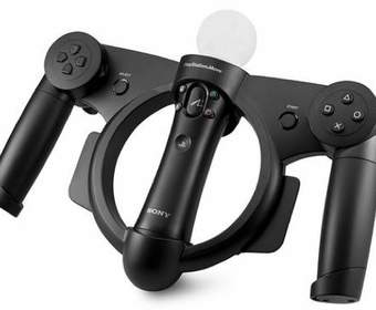 Sony представила контроллер-руль PlayStation Move Racing Wheel
