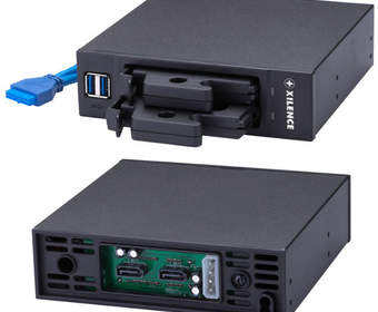Фирма Xilence анонсирует док-станцию SSD/HDD со встроенным кард-ридером