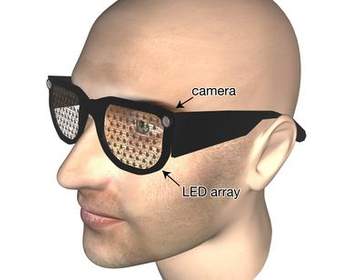 Бионические очки распознают лица и препятствия