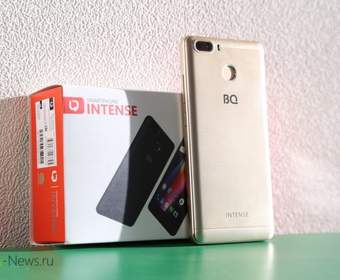BQ Intense — долгоиграющий смартфон из России