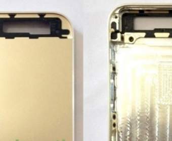 Опубликованы фото золотистого корпуса iPhone 5S