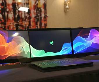 #CES | Компания Razer представила концепт ноутбука с тремя экранами