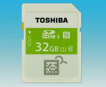 #CES | Toshiba представила первую в мире карту памяти с модулем NFC
