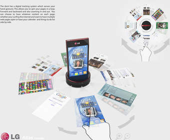 LG Atlas —концепт смартфона с интерактивной док-станцией